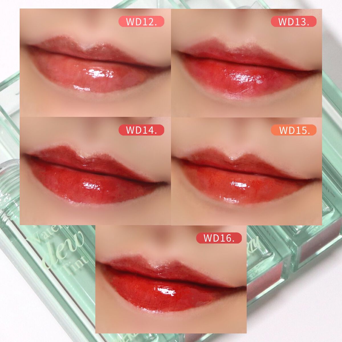 ザ ウォータリーデューティント/MERZY/リップティントを使ったクチコミ(3枚目)