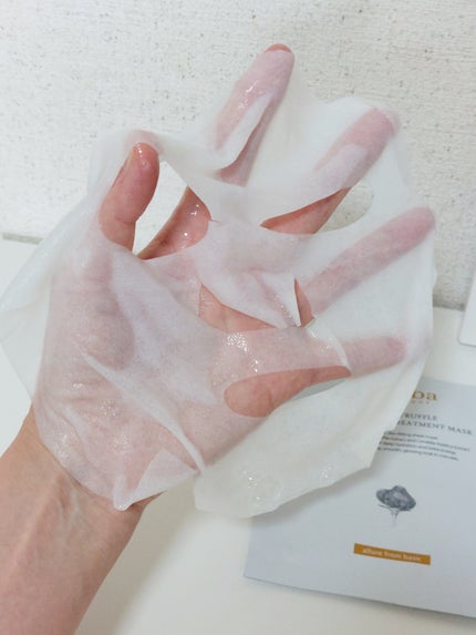 ホワイトトリュフナリシングトリートメントマスク/ダルバ/シートマスク・パックを使ったクチコミ(5枚目)