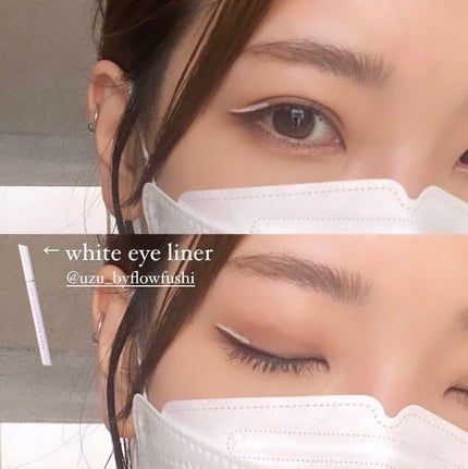 EYE OPENING LINER/UZU BY FLOWFUSHI/リキッドアイライナーを使ったクチコミ(1枚目)