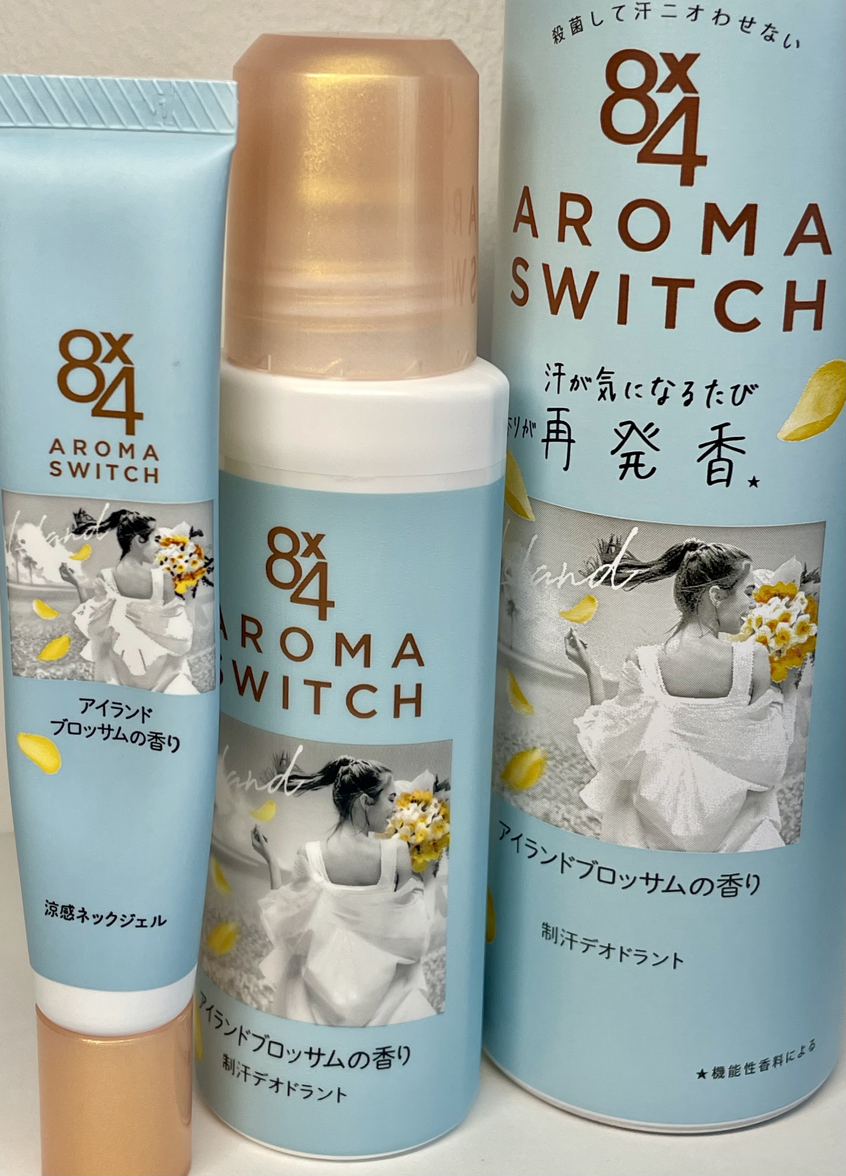 8x4 アロマスイッチ ロールオン アイランドブロッサムの香り/８ｘ４/デオドラント・制汗剤を使ったクチコミ（2枚目）