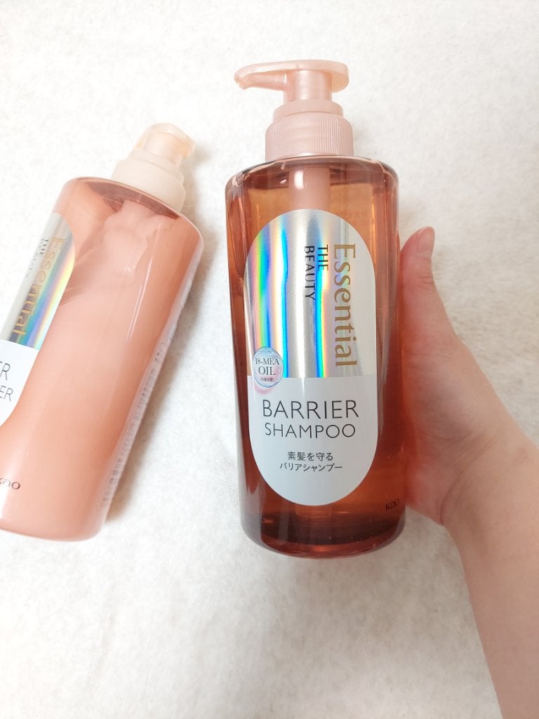 ザビューティ 髪のキメ美容素髪を守る バリアシャンプー/コンディショナー/エッセンシャル/シャンプー・コンディショナーを使ったクチコミ(2枚目)