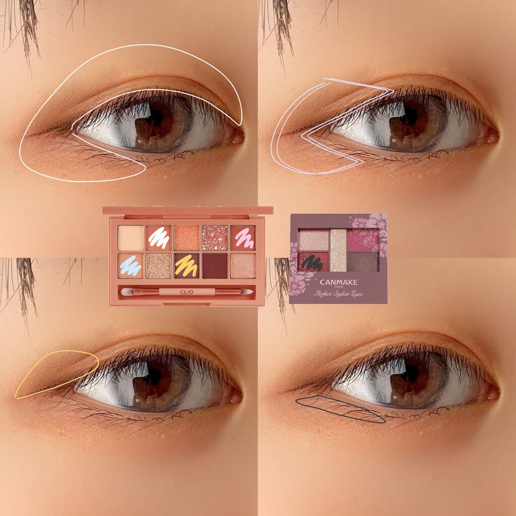 プロ アイ パレット/CLIO/アイシャドウパレットを使ったクチコミ(3枚目)