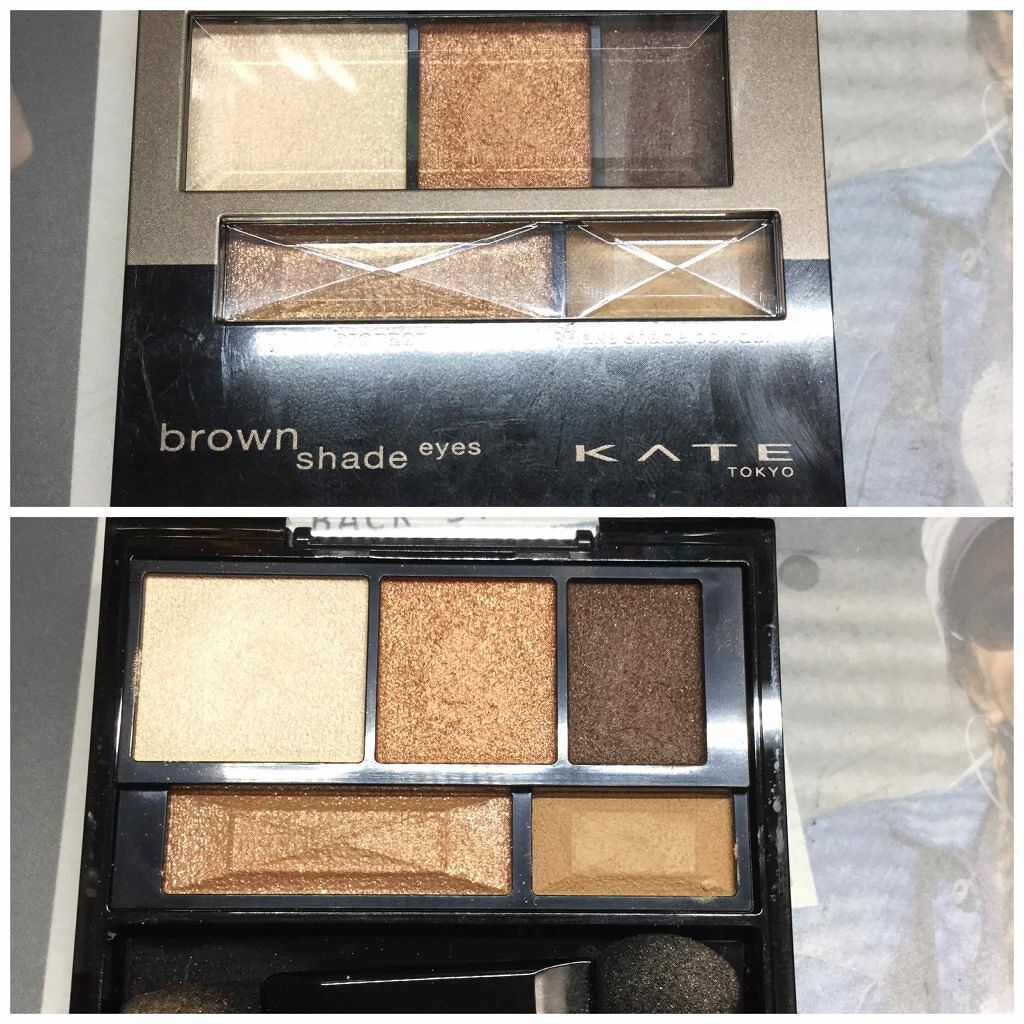 ブラウンシェードアイズN/KATE/アイシャドウパレットを使ったクチコミ（1枚目）