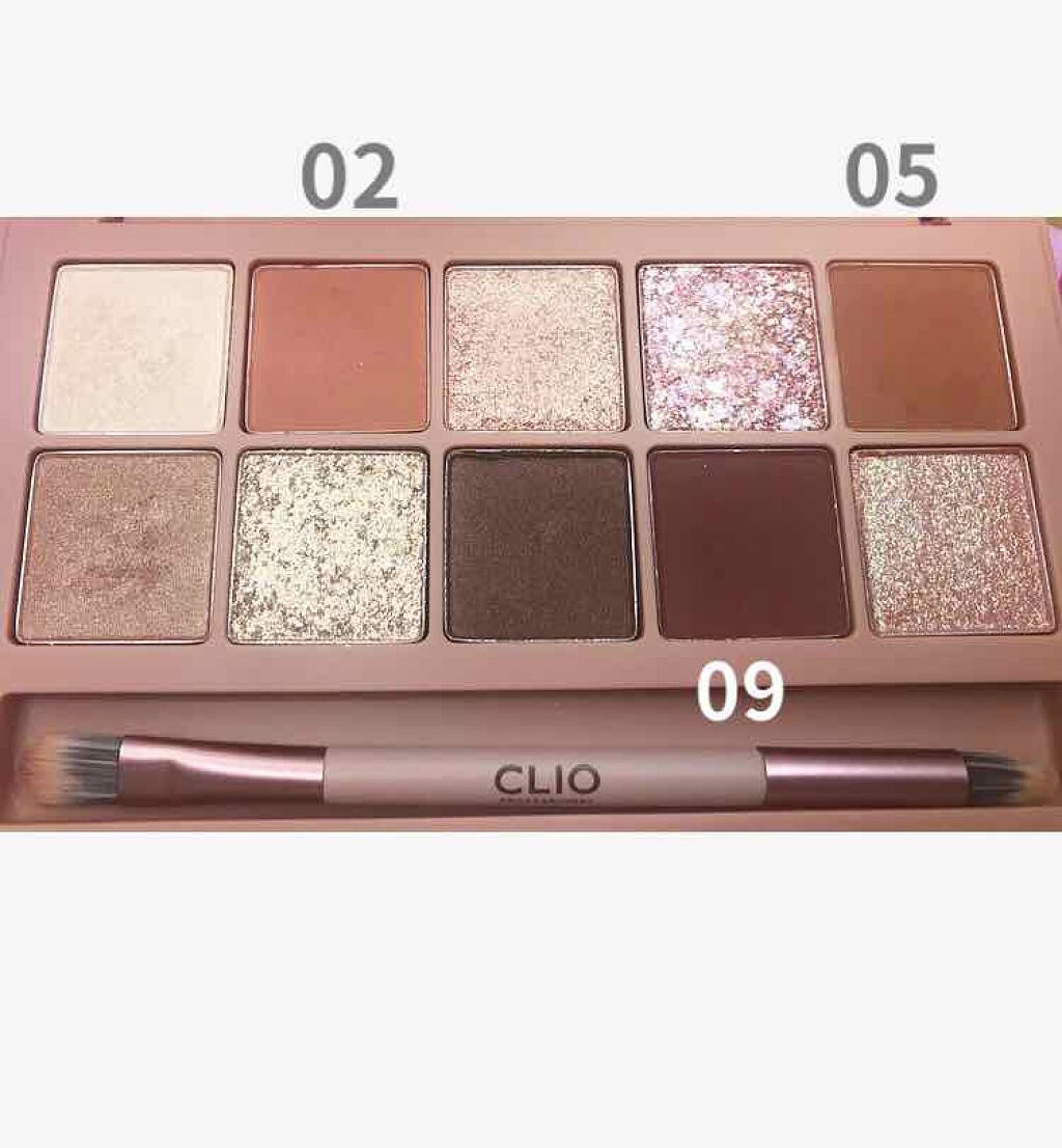 プロ アイ パレット/CLIO/アイシャドウパレットを使ったクチコミ（2枚目）