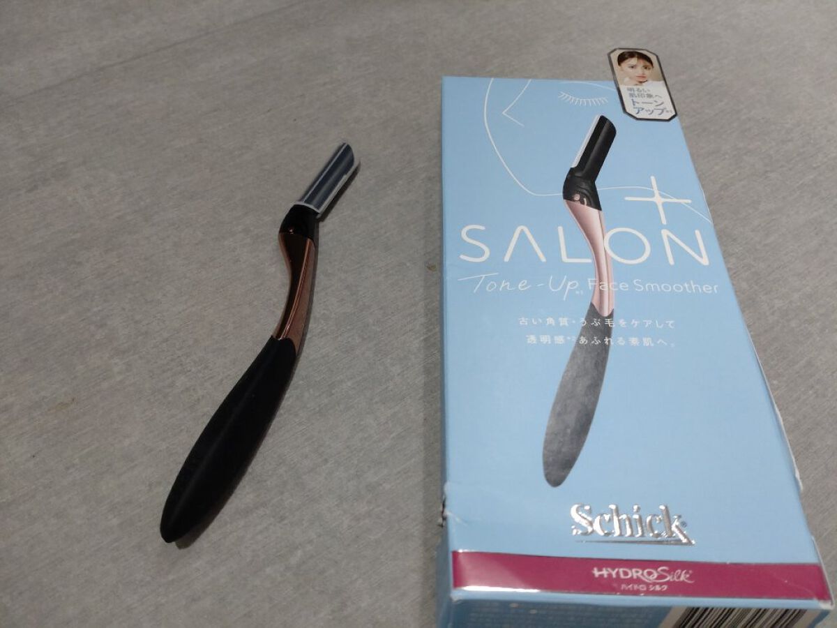 サロンプラス トーンアップ フェイススムーサー ホルダー（刃付き）/サロンプラス/シェーバーを使ったクチコミ（1枚目）