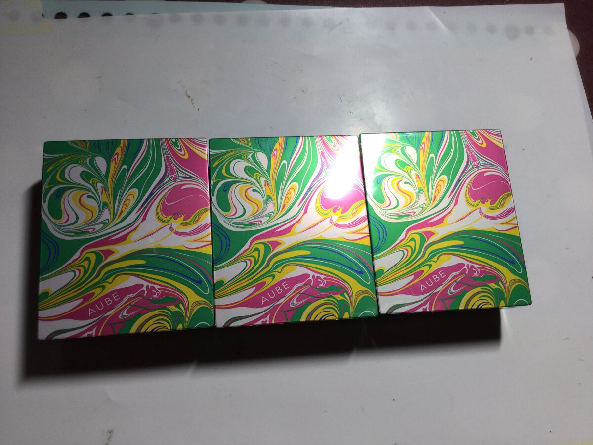 ブラシひと塗りチーク/AUBE/パウダーチークを使ったクチコミ(2枚目)