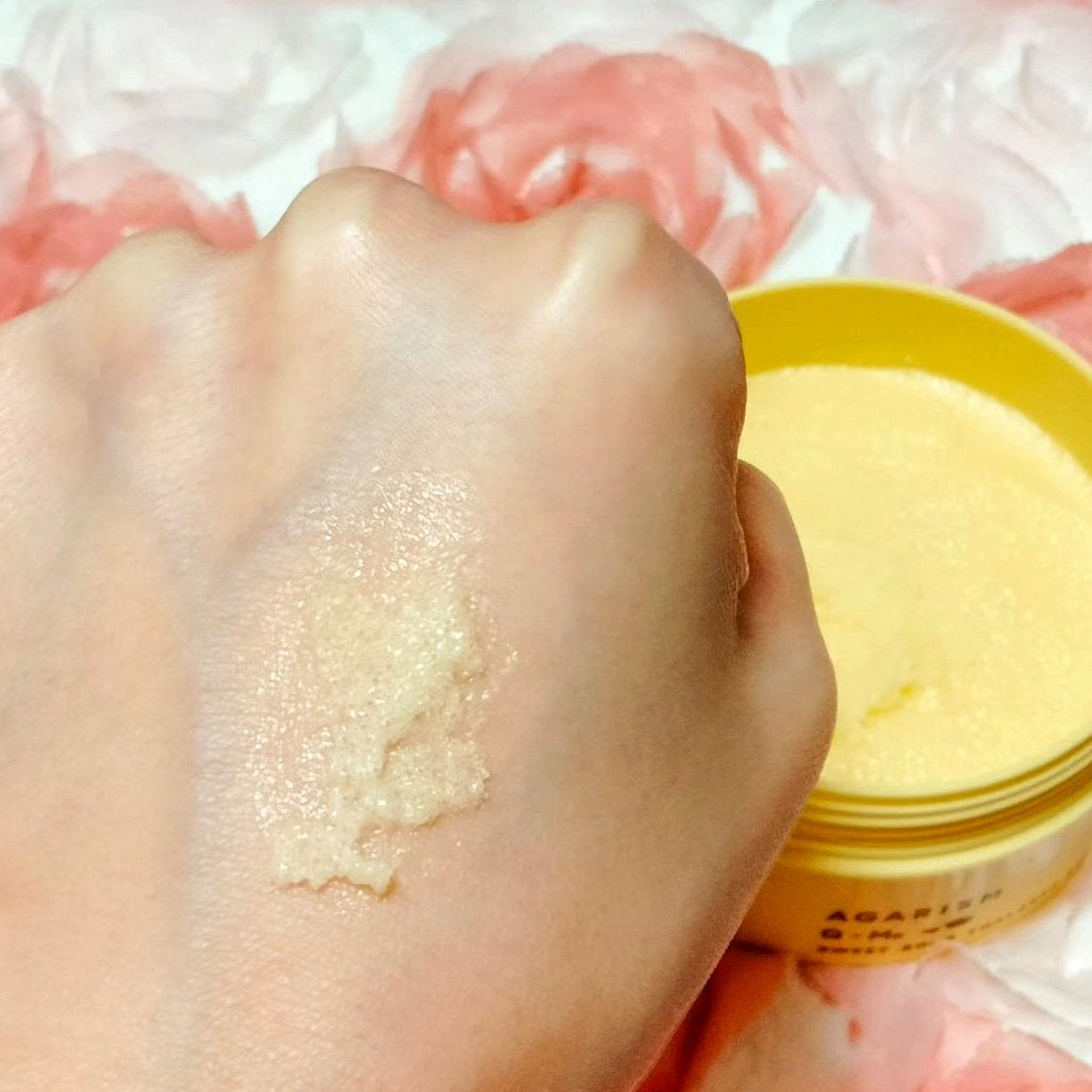 Q+Me スウィートボムタラソスクラブレモンティーの香り/AGARISM/バスト・ヒップケアを使ったクチコミ(3枚目)