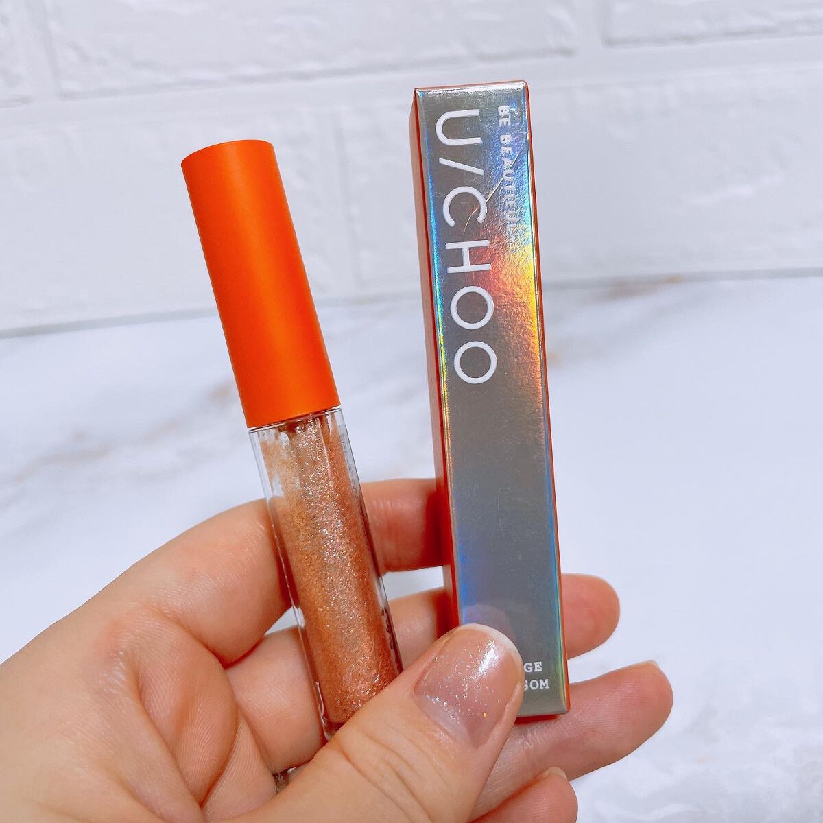  ワオ アイ グリッター オレンジブロッサム(ORANGE BLOSSOM)/U/CHOO/グリッターを使ったクチコミ（1枚目）