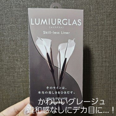 スキルレスライナー/LUMIURGLAS/リキッドアイライナーを使ったクチコミ（1枚目）