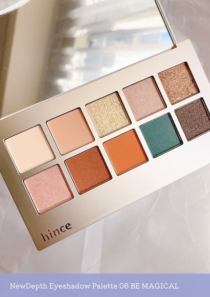 ニューデップスアイシャドウパレット/hince/アイシャドウパレットを使ったクチコミ(5枚目)