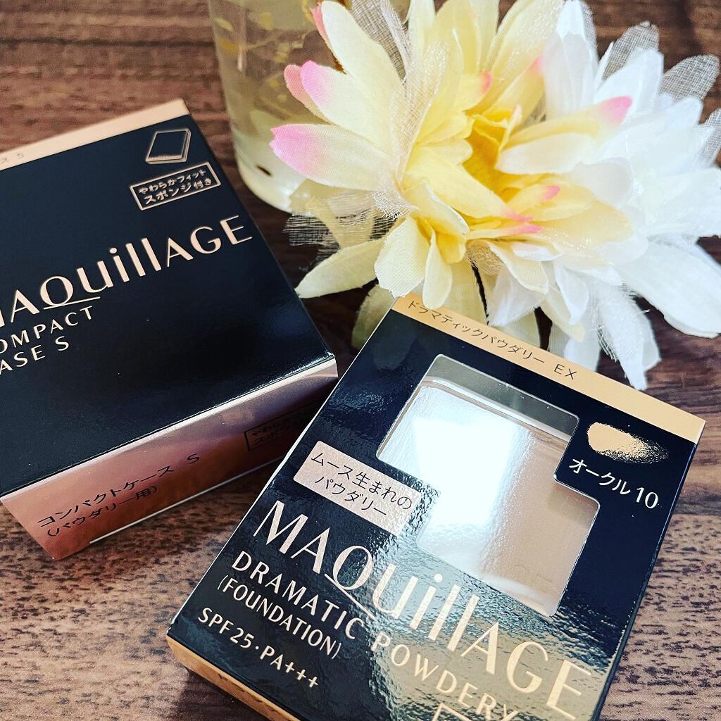 ドラマティックパウダリー EX/マキアージュ/パウダーファンデーションを使ったクチコミ(1枚目)