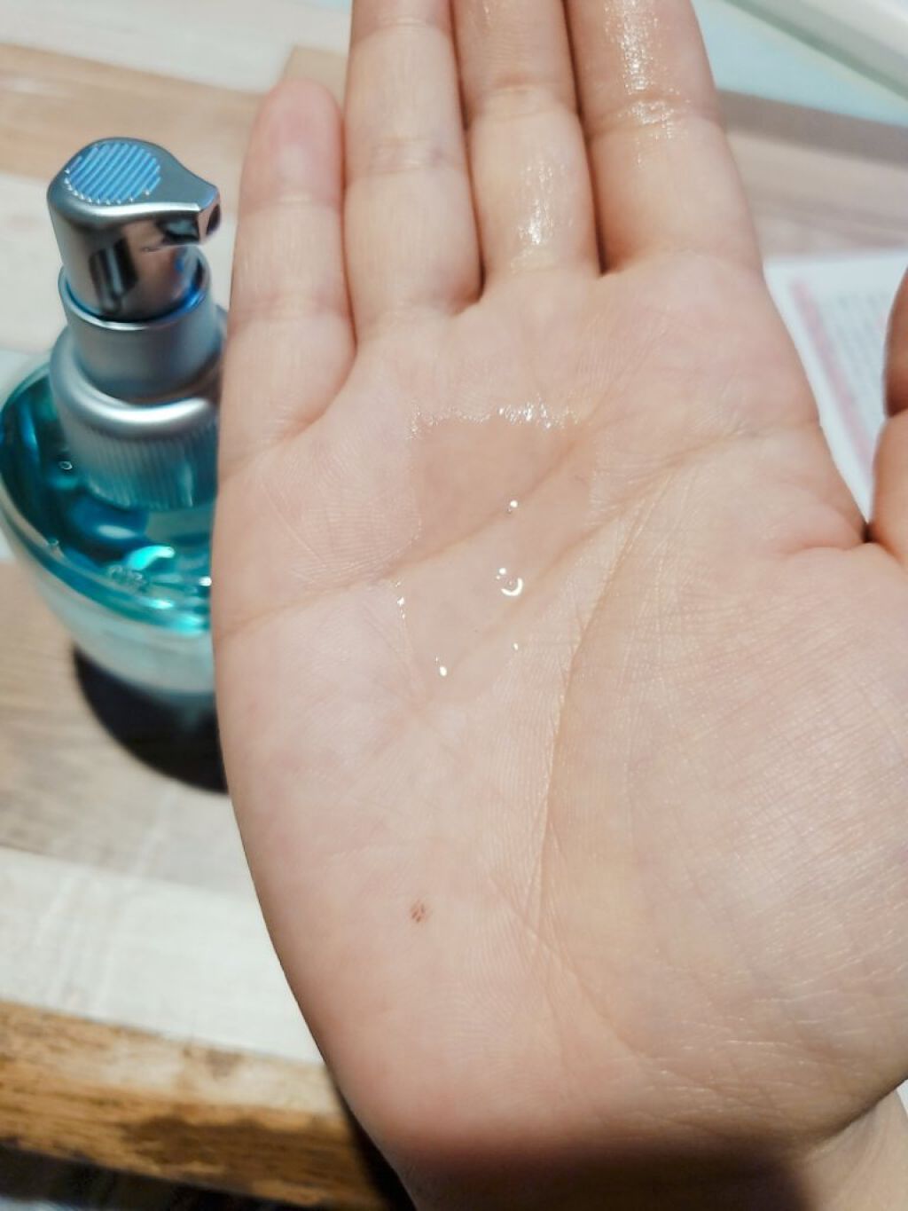 ウォーターコンク モイストヘアオイル/ululis/ヘアオイルを使ったクチコミ（2枚目）