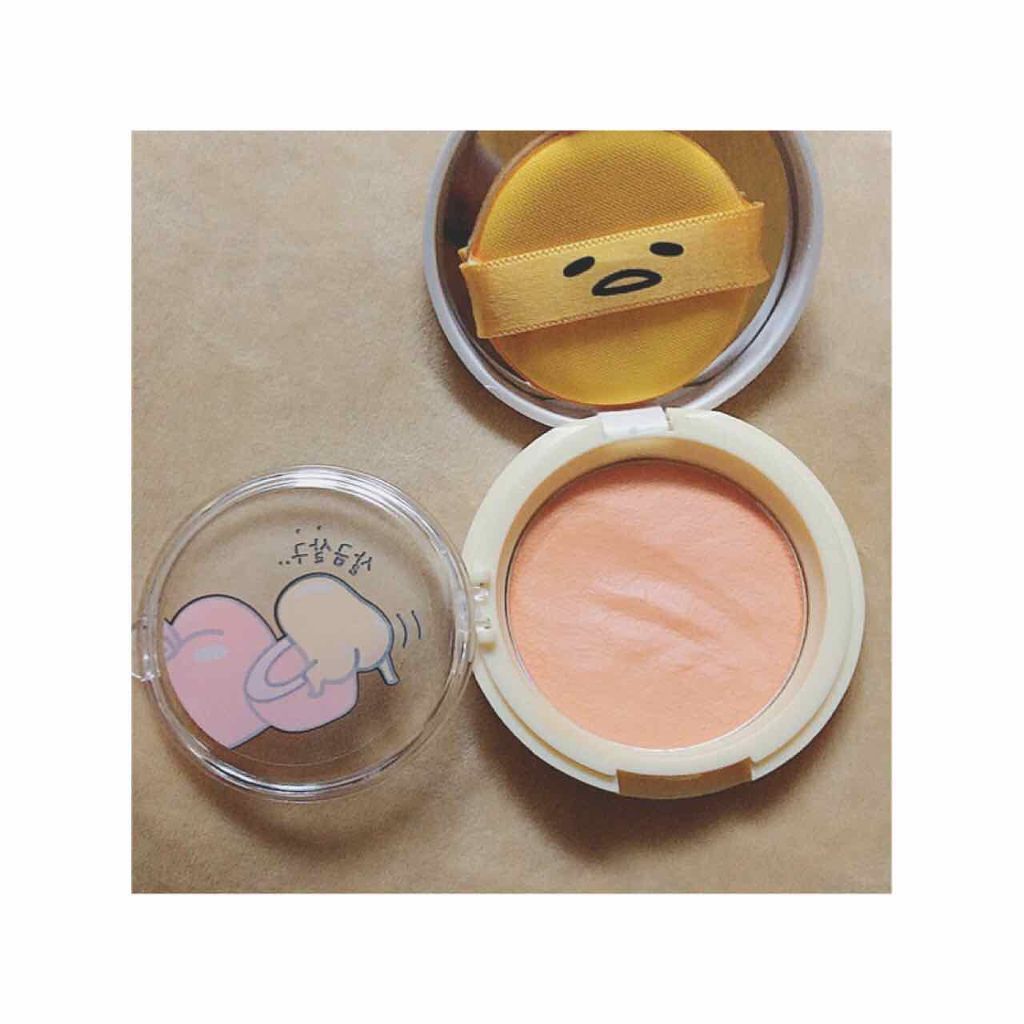 ホリカホリカ ぐでたま クッションパフ/HOLIKA HOLIKA/パフ・スポンジを使ったクチコミ(3枚目)