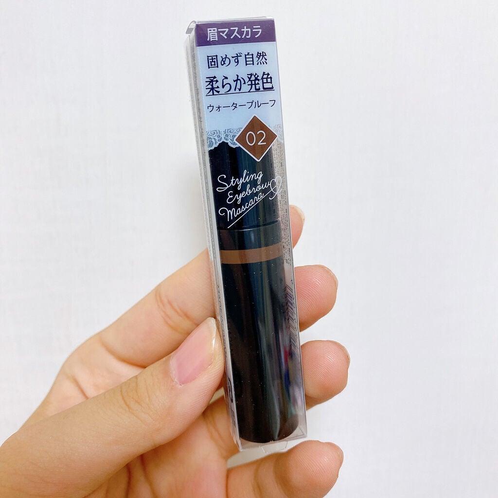 スタイリング アイブロウマスカラ/KiSS/眉マスカラを使ったクチコミ(5枚目)