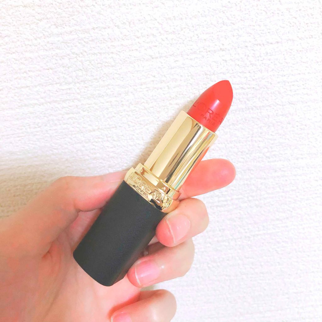 カラーリッシュモイストマットN/ロレアル パリ/口紅を使ったクチコミ（1枚目）