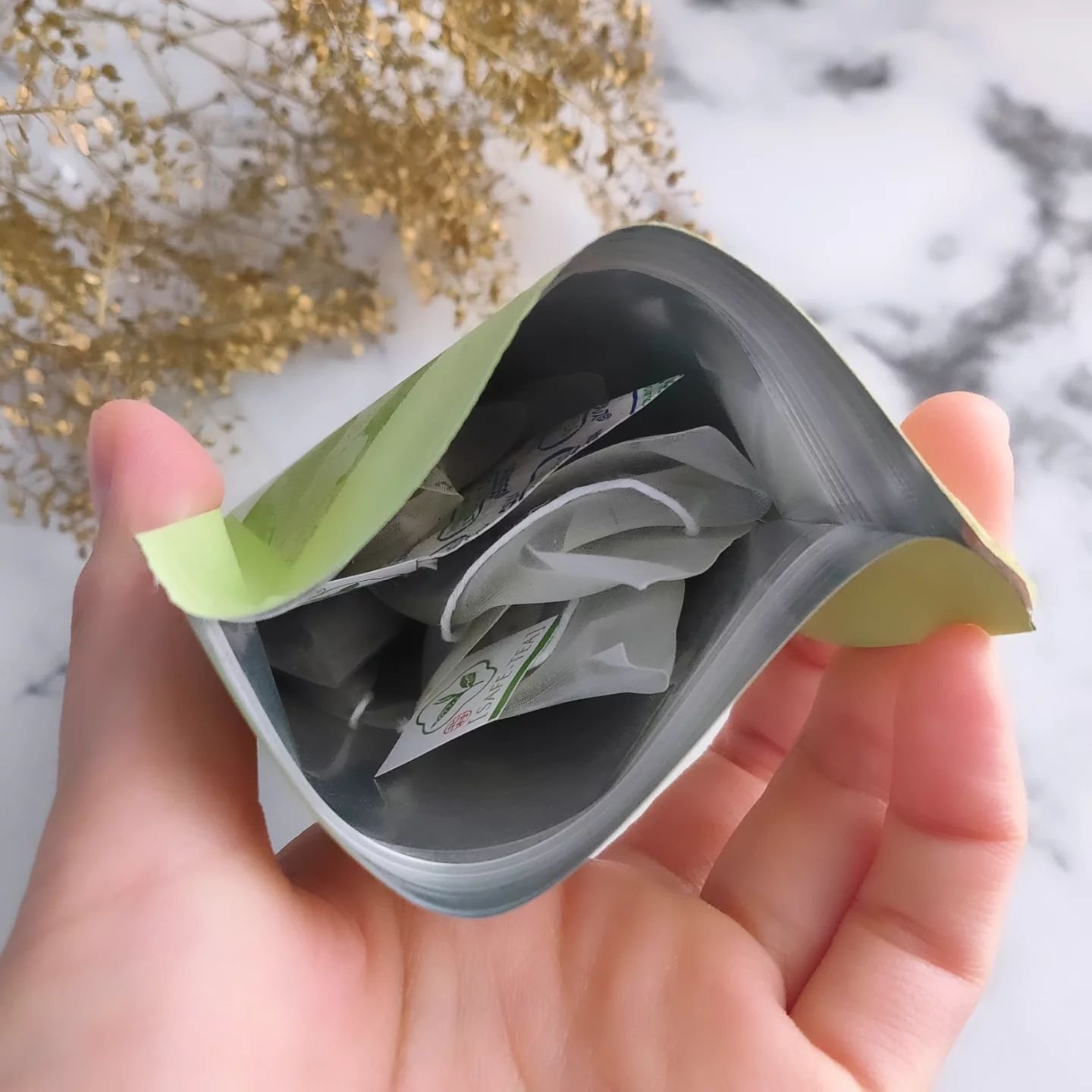 BABY'S BREATH 有機デカフェ緑茶/SAFE-TEA/その他を使ったクチコミ（3枚目）