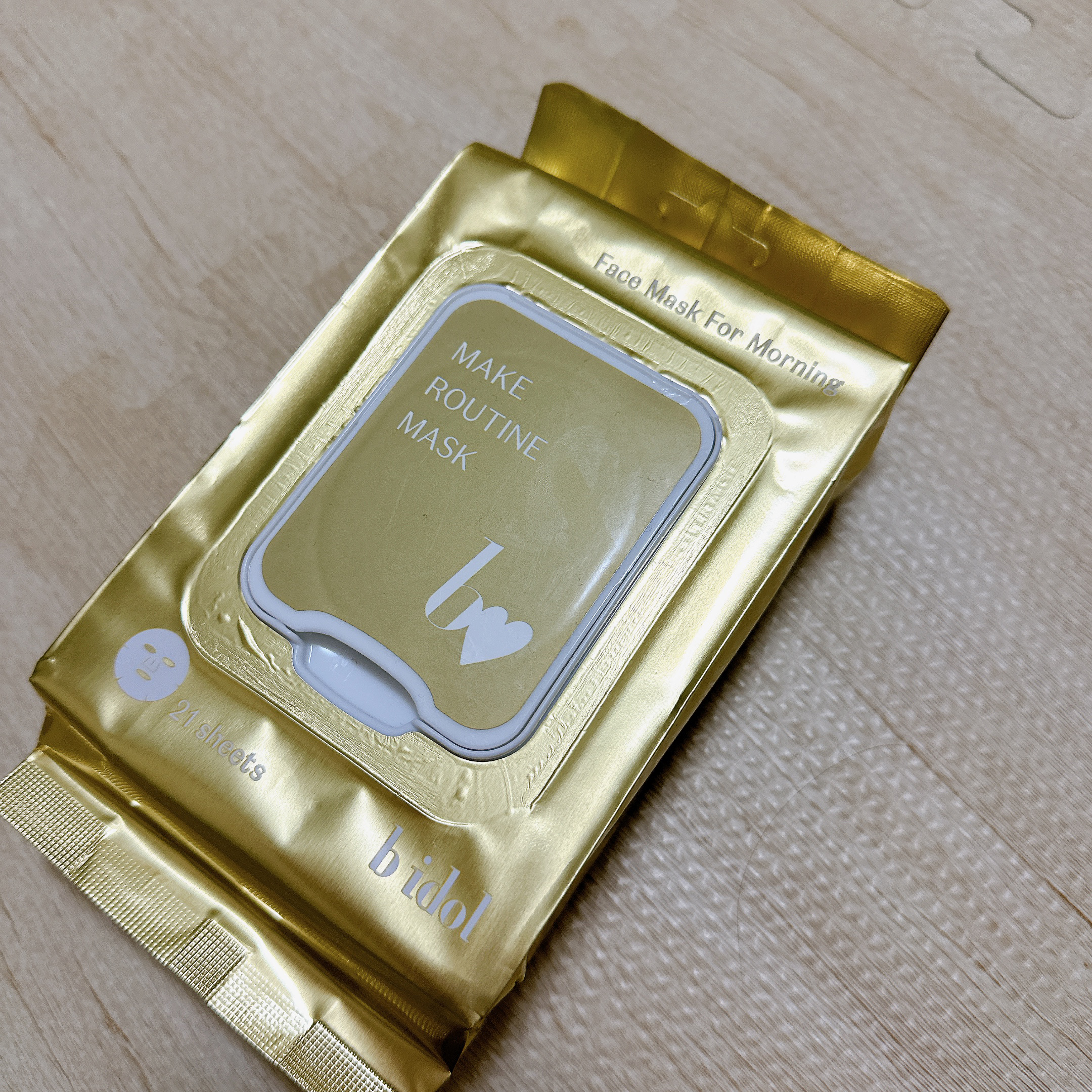 メイクルーティンマスクR/b idol/シートマスク・パックを使ったクチコミ（2枚目）