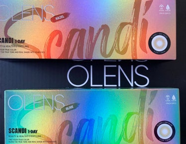 SCANDI(スカンディ) ヘーゼル/OLENS/カラーコンタクトレンズを使ったクチコミ（1枚目）