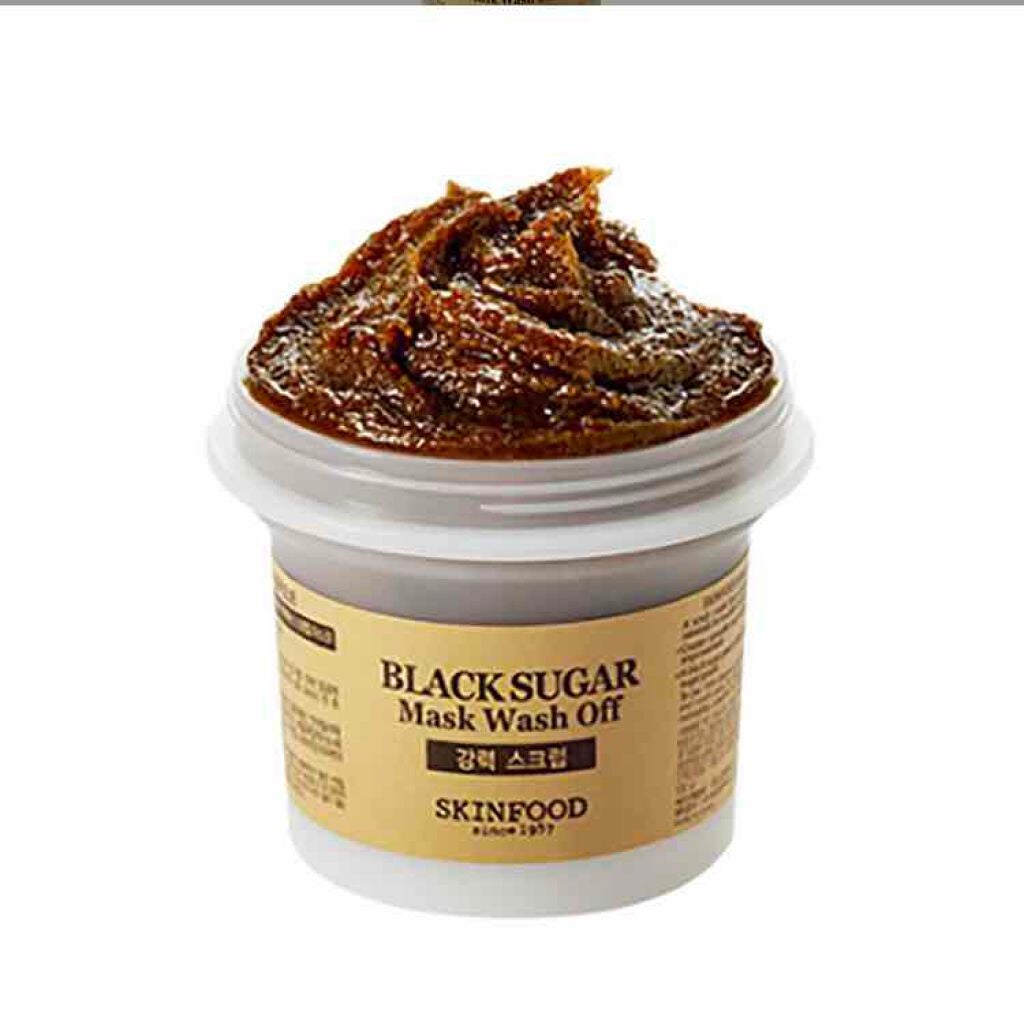 ブラックシュガーマスク ウォッシュオフ/SKINFOOD/洗い流すパック・マスクを使ったクチコミ(1枚目)