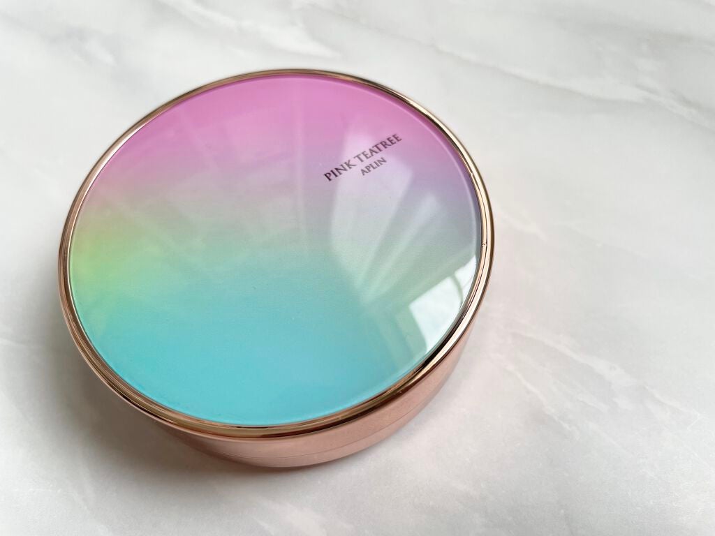 ピンクティーツリーカバークッション/APLIN/クッションファンデーションを使ったクチコミ(1枚目)