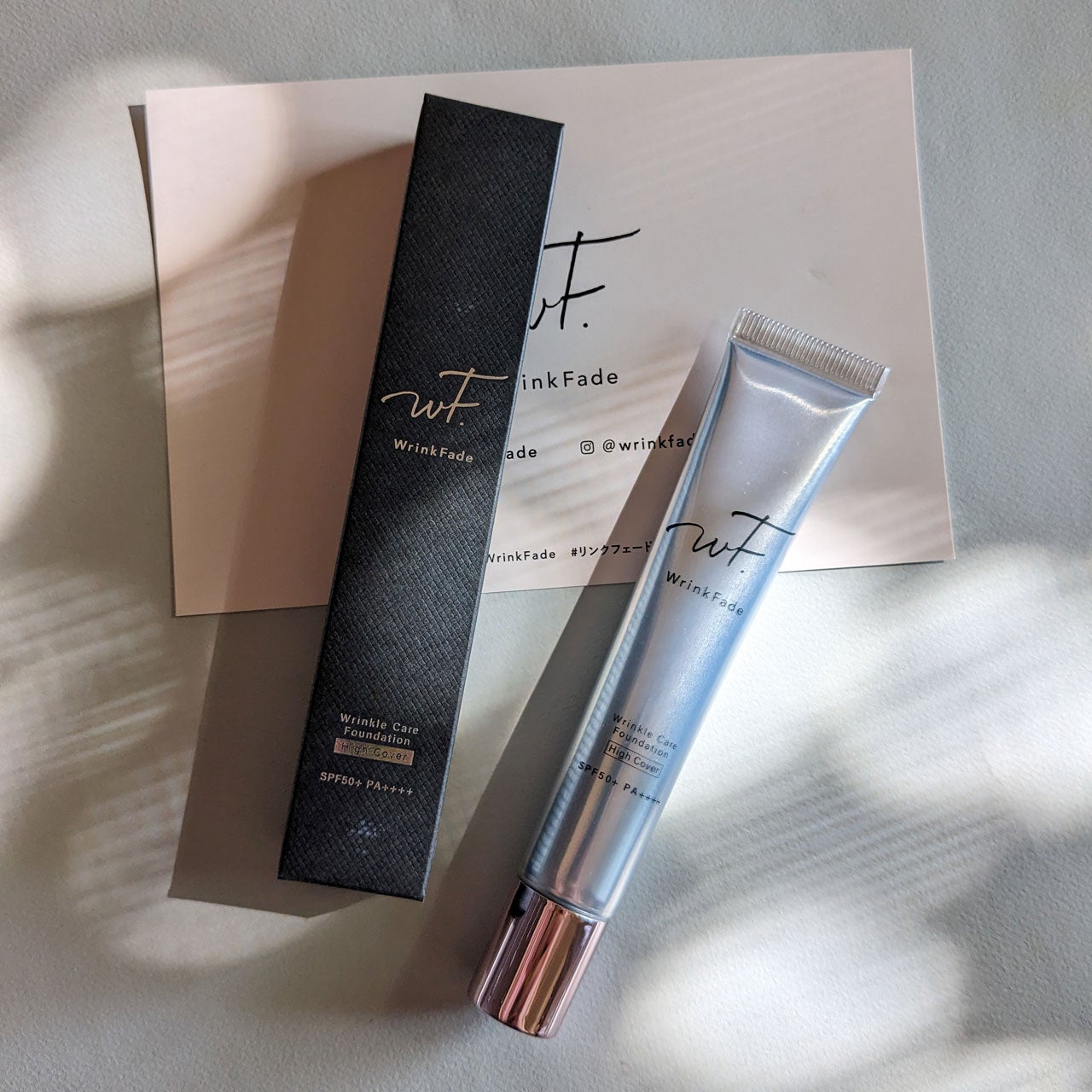 リンクルハイカバーファンデーション/WrinkFade/クリーム・エマルジョンファンデーションを使ったクチコミ(2枚目)