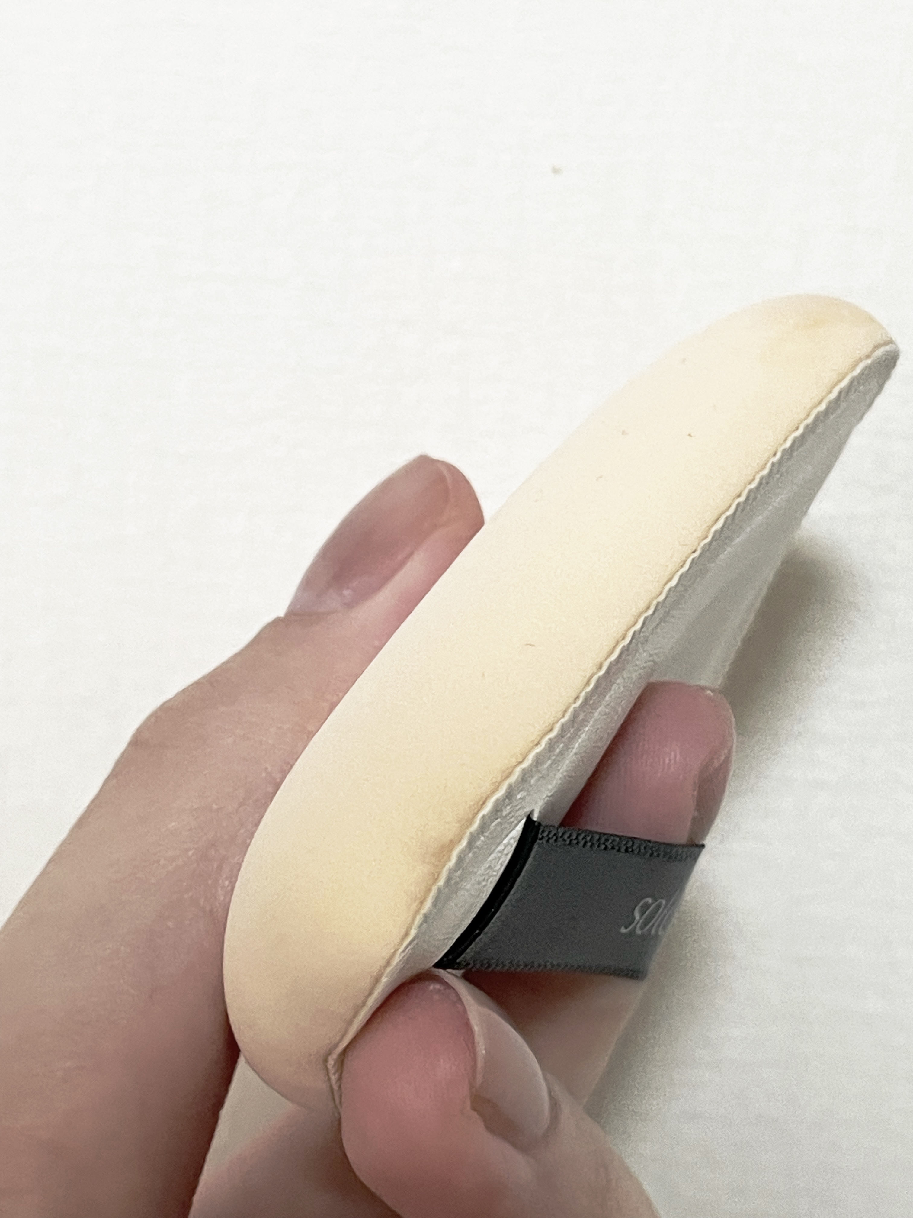 訂製舒芙蕾海綿/扇形/solone/パフ・スポンジを使ったクチコミ（3枚目）