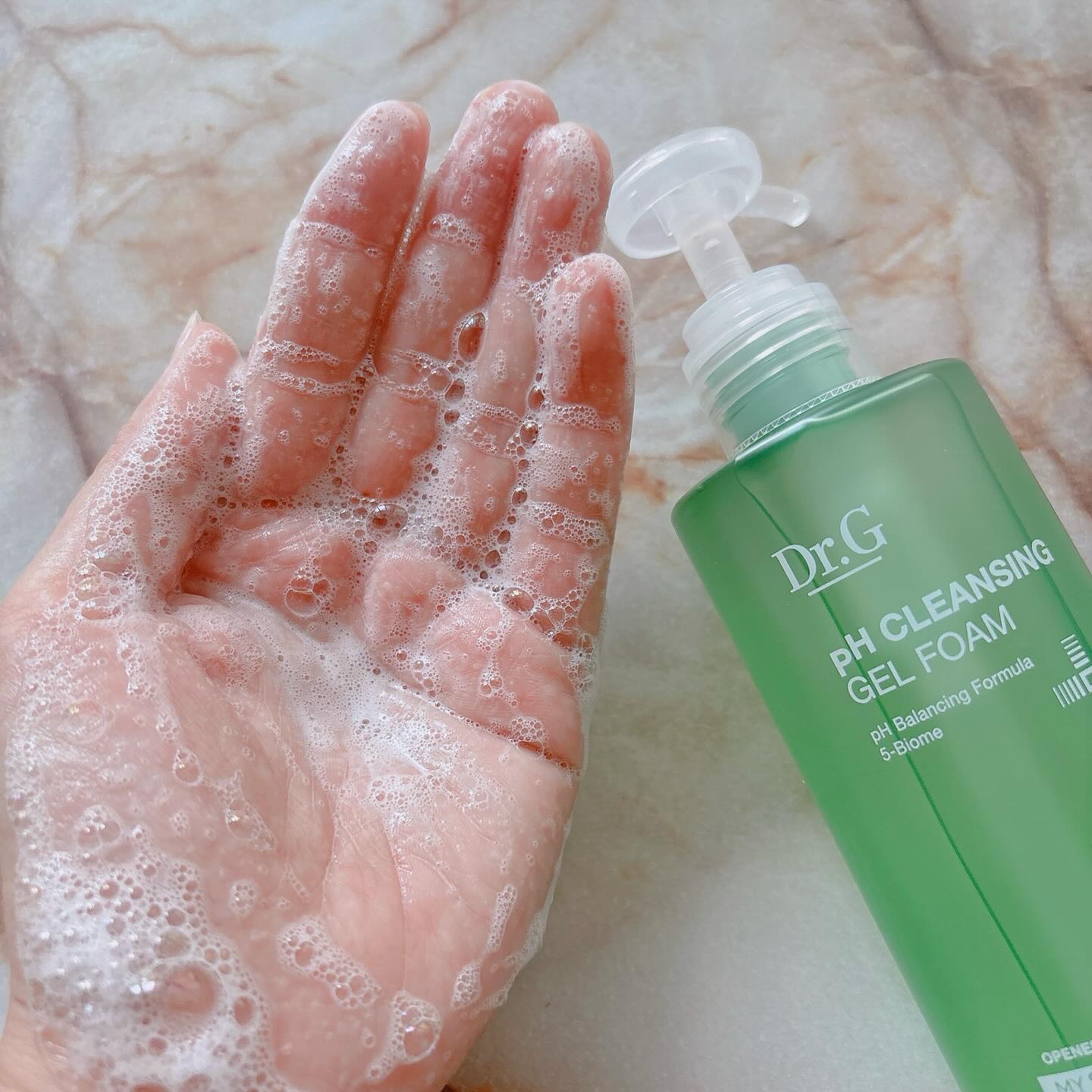 弱酸性クレンジングジェルフォーム/Dr.G/その他洗顔料を使ったクチコミ（3枚目）