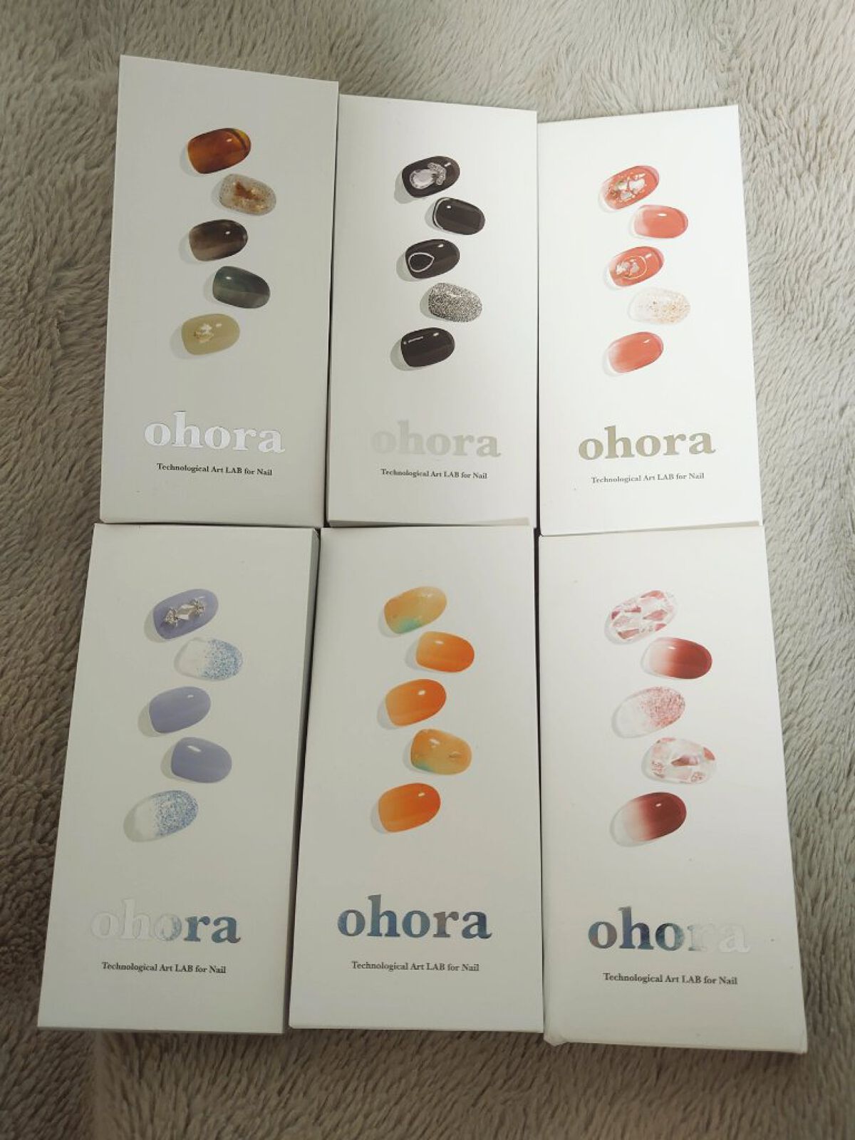 セミキュアジェルネイル（ハンド）/ohora/ネイルシールを使ったクチコミ（1枚目）