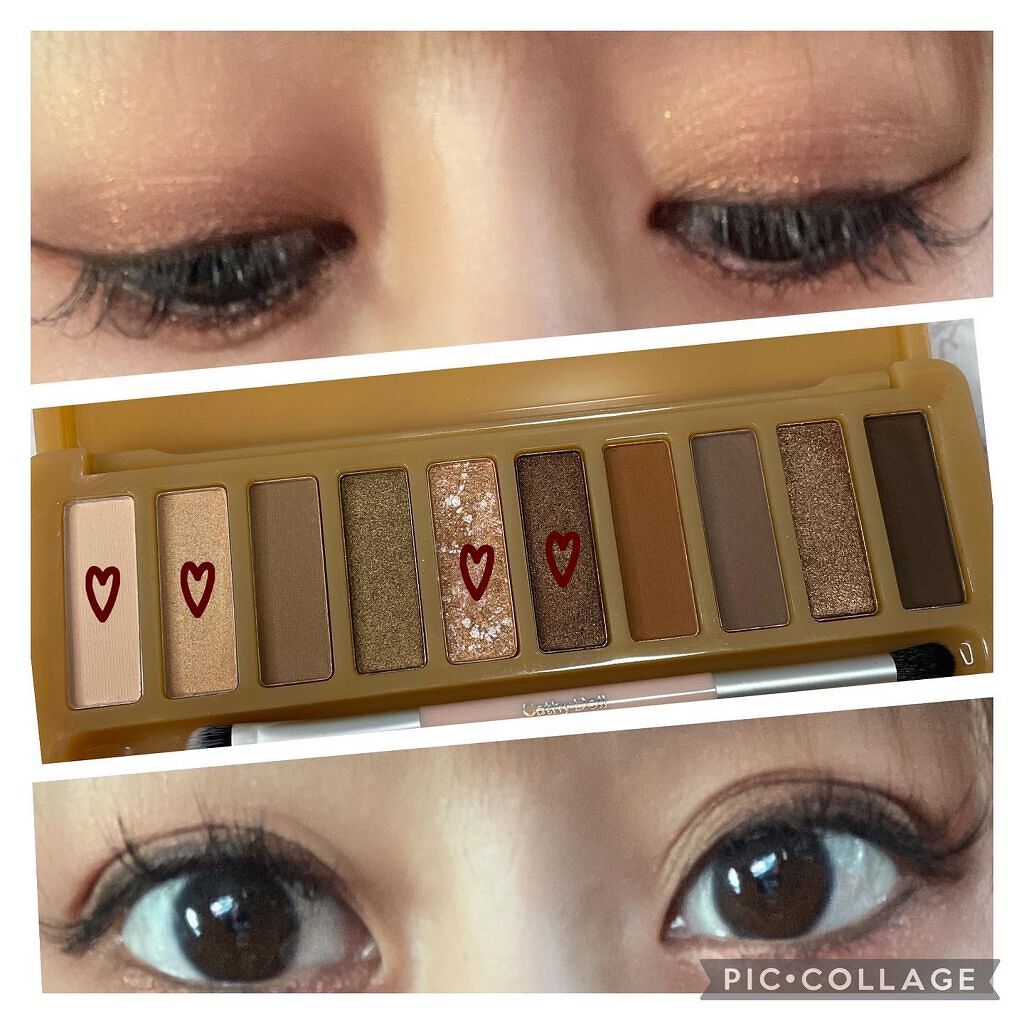 Eyeshadow Palette (アイシャドウパレット)/CathyDoll/アイシャドウパレットを使ったクチコミ(4枚目)