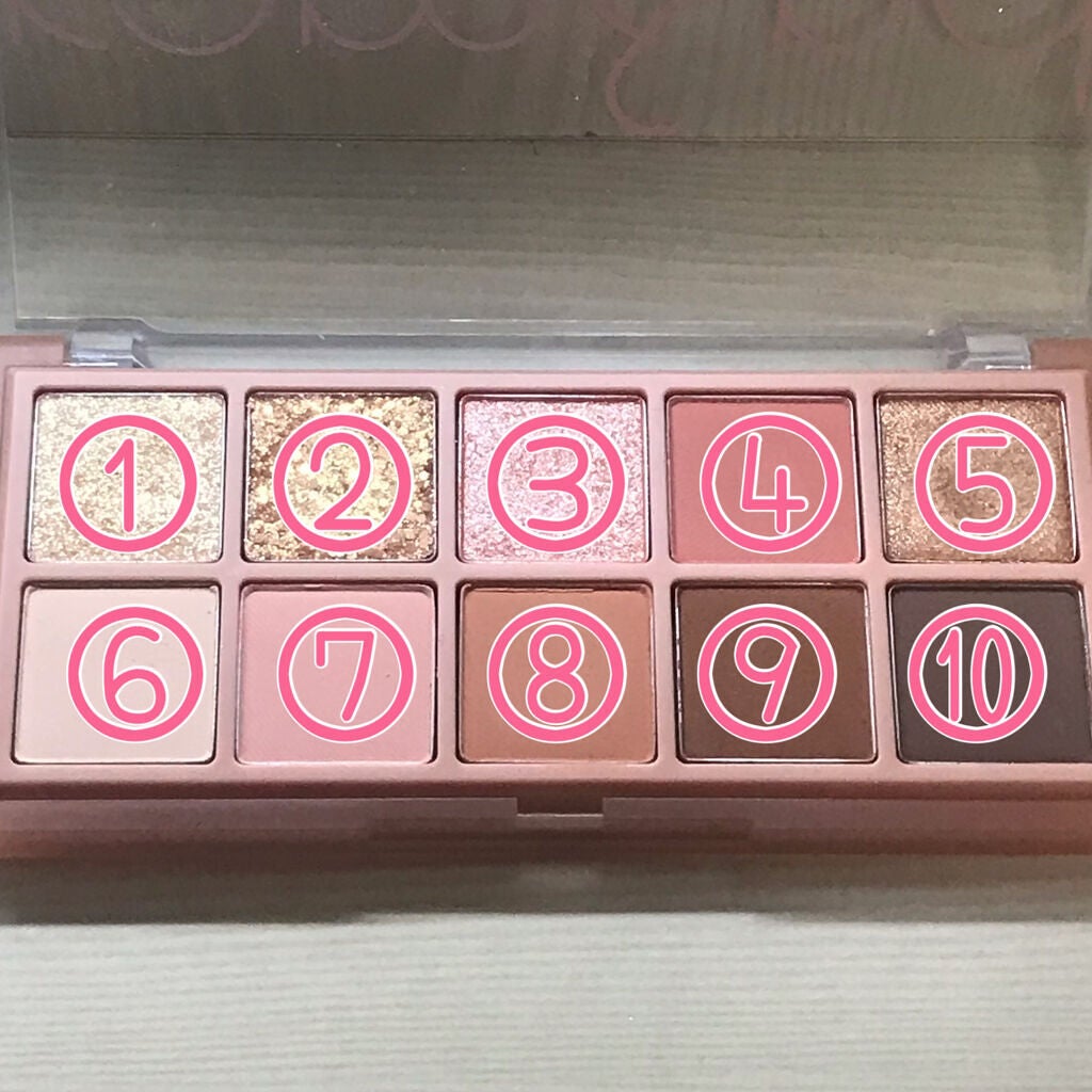 ベターザンパレット/rom&nd/アイシャドウパレットを使ったクチコミ(2枚目)