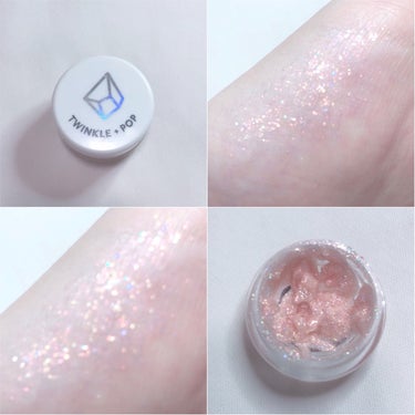 twinkle pop  jelly Glitter/CLIO/ジェル・クリームアイシャドウを使ったクチコミ（6枚目）