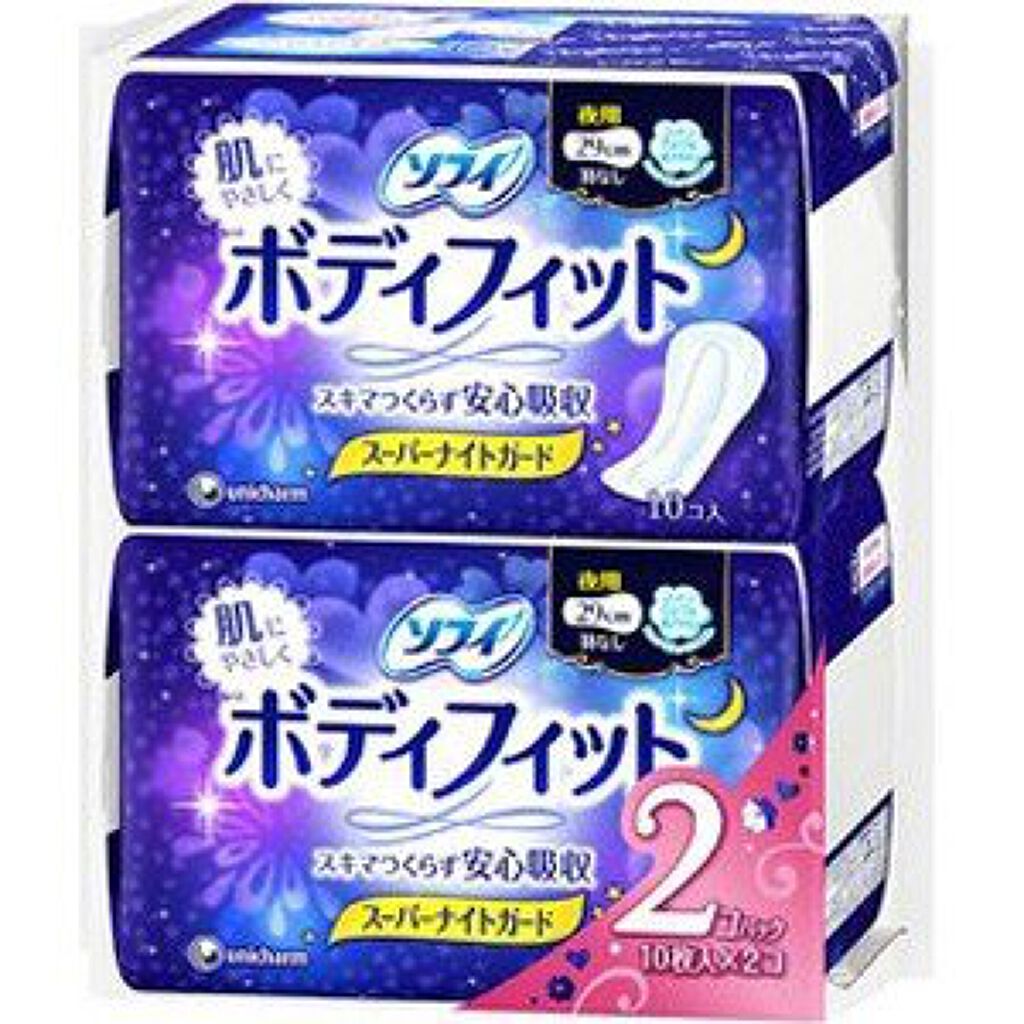 ソフィ ボディフィット スーパーナイトガード羽なし29cm10個×2