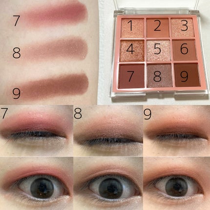 KEYBO FALL IN LOVE SHADOW PALETTE/keybo/アイシャドウパレットを使ったクチコミ(6枚目)