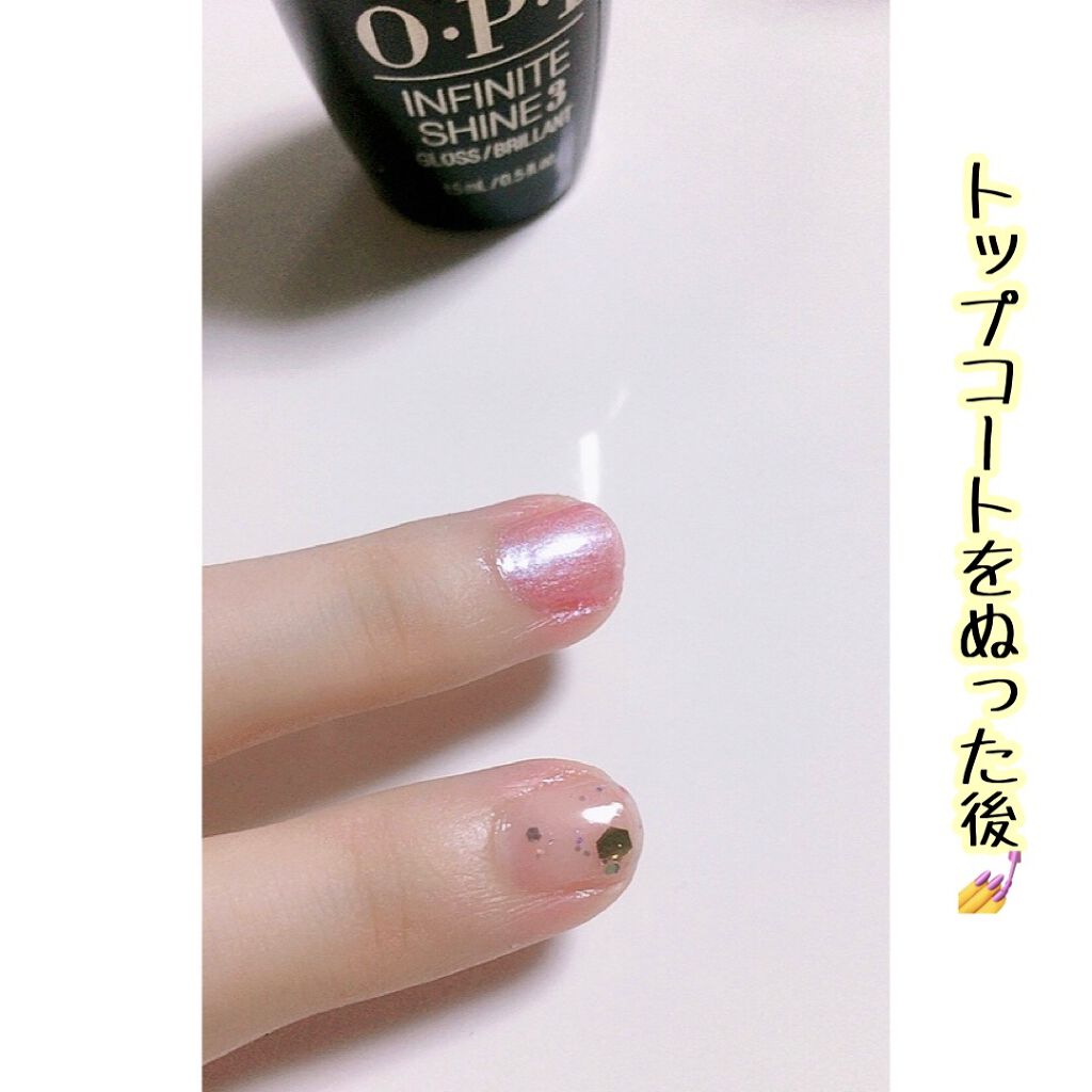 O・P・I インフィニット シャイン プロステイ グロス トップコートのクチコミ「❤︎O・P・I インフィニット シャイン プロステイ グロス トップコート❤︎


ネイルをた.....」（2枚目）