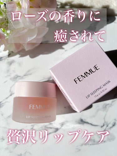 リップスリーピングマスク/FEMMUE/リップケア・リップクリームを使ったクチコミ（1枚目）