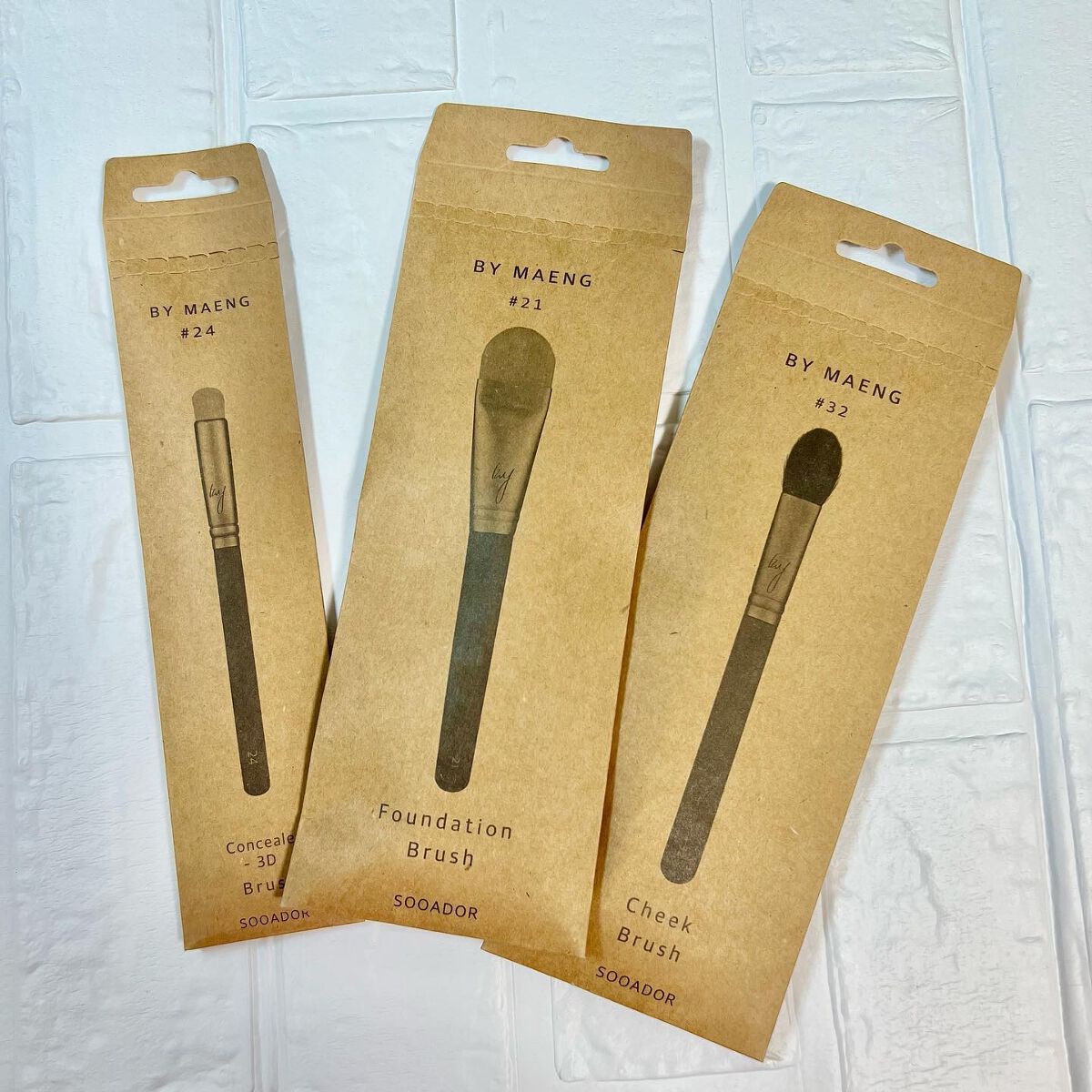 BY MAENG #24 コンシーラーブラシ-3D/SOOA DOR/メイクブラシを使ったクチコミ（1枚目）