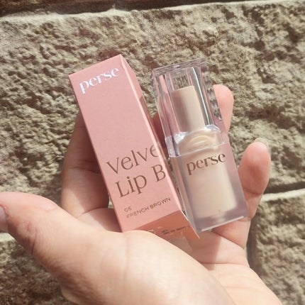 ベルベットフィックスリップバーム/perse/リップバームを使ったクチコミ(2枚目)
