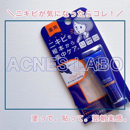 薬用ニキビケア スポッツクリーム/アクネスラボ/フェイスクリームを使ったクチコミ(1枚目)