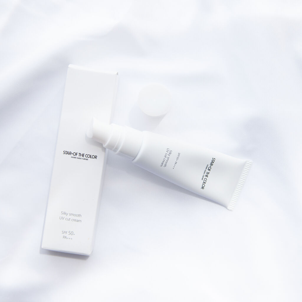シルキースムースUVカットクリーム/STAR OF THE COLOR/日焼け止めクリームを使ったクチコミ（1枚目）
