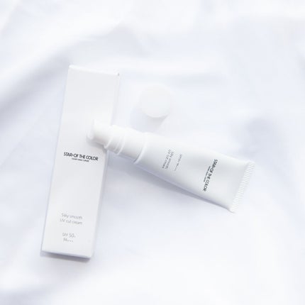 シルキースムースUVカットクリーム/STAR OF THE COLOR/日焼け止めクリームを使ったクチコミ(1枚目)