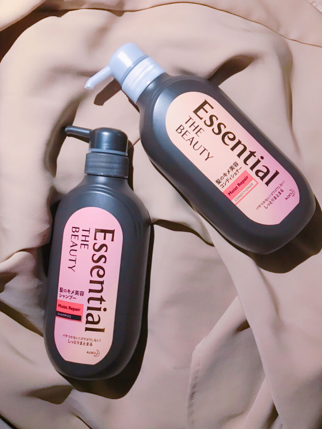 THE BEAUTY 髪のキメ美容シャンプー／コンディショナー＜モイストリペア＞	/エッセンシャル/市販シャンプーを使ったクチコミ（2枚目）