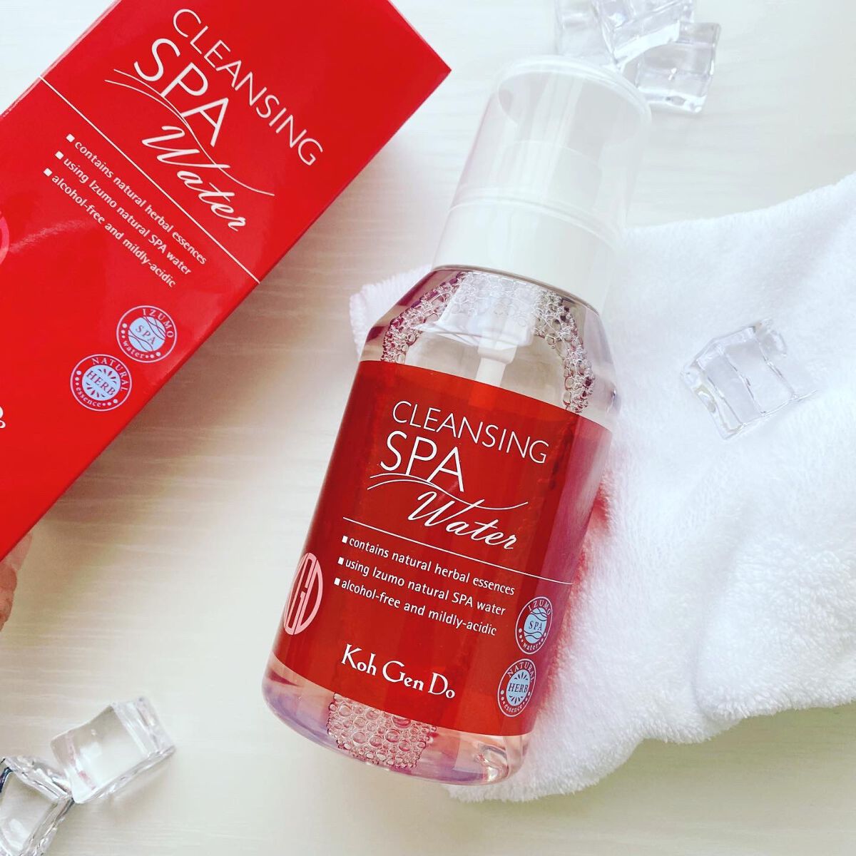 クレンジングウォーター ポンプヘッドタイプ 380ml/Koh Gen Do/クレンジングウォーターを使ったクチコミ（1枚目）