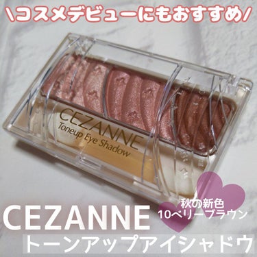 トーンアップアイシャドウ/CEZANNE/アイシャドウパレットを使ったクチコミ（1枚目）