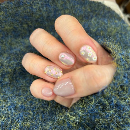 みゅん on LIPS 「newnail//こんにちは🌞またまたネイルを付け替えたのでご..」(3枚目)