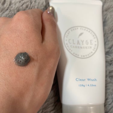 CLAYGE クリアウォッシュのクチコミ「クレイの力で透明感のある素肌に✨

CLAYGEのクリアウォッシュ🫧

ミネラル豊富な「天然ク.....」（2枚目）