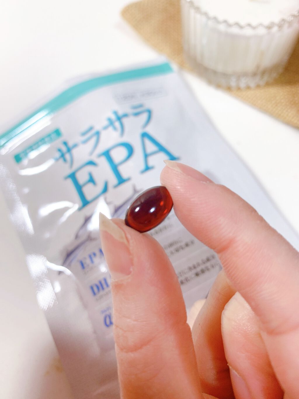 サラサラEPA/ハマリの健康食品/健康サプリメントを使ったクチコミ(3枚目)