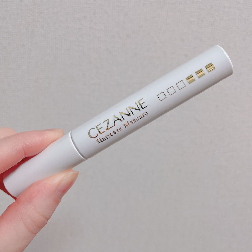 ヘアケアマスカラ/CEZANNE/ヘアジェルを使ったクチコミ(1枚目)