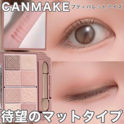 プティパレットアイズ(マットタイプ)/キャンメイク/パウダーアイシャドウを使ったクチコミ(1枚目)