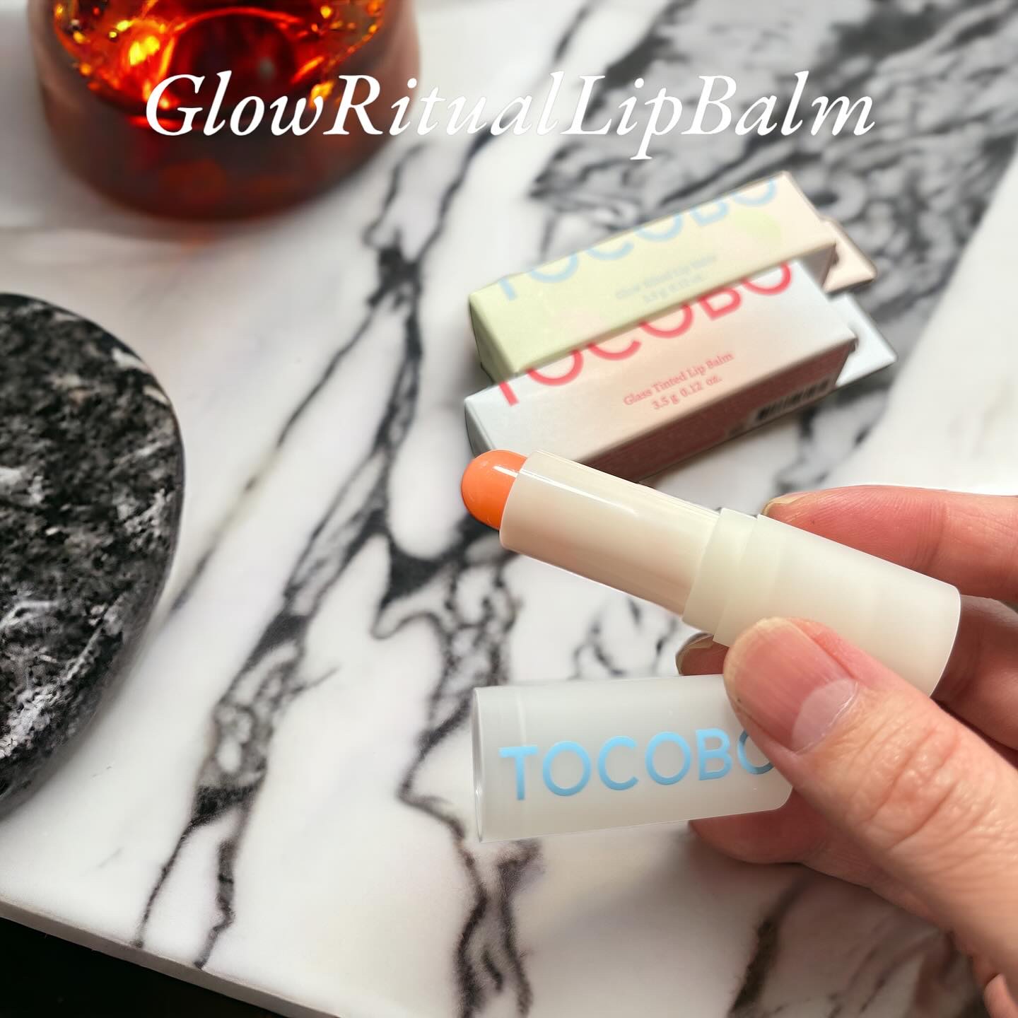 グラスティンティッドリップバーム/TOCOBO/リップバームを使ったクチコミ（2枚目）