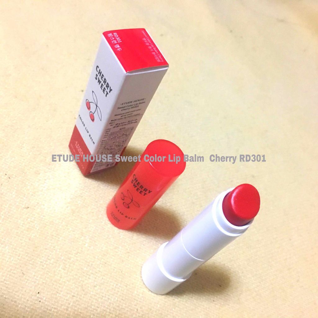 チェリースイート カラーリップバーム/ETUDE/口紅を使ったクチコミ（1枚目）